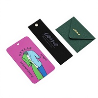 Étiquettes de marque personnalisées, inserts d'emballage et cartes de remerciement pour les vêtements de boutique