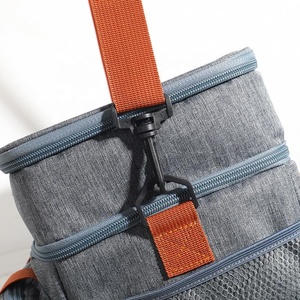 Cooler <b>Bag</b> Double Compartments Insulated Lunch <b>Bags</b> <b>for</b> <b>Men</b> <b>Work</b> Waterproof Leakproof Lunch <b>Bag</b> With Shoulder Strap - Product Image 4