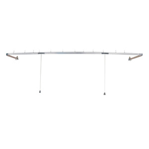 Barre de <span class=keywords><strong>rideau</strong></span> de douche courbée réglable, en aluminium, salle de bain, 3*1m, <span class=keywords><strong>tringle</strong></span> de douche - Product Image 4