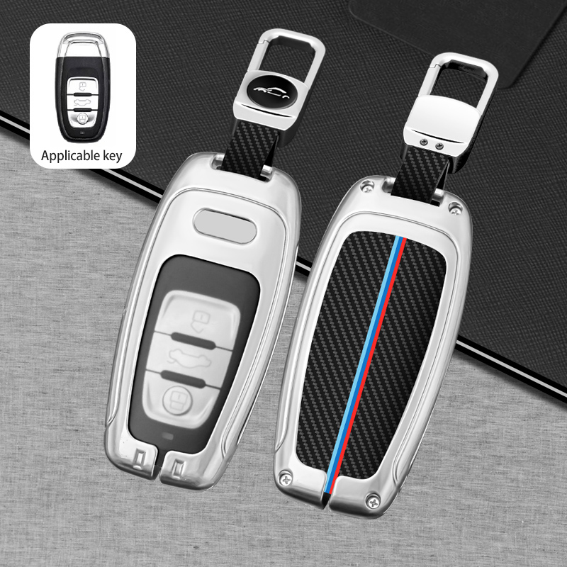 Pistolet en argent brillant + porte-clés court