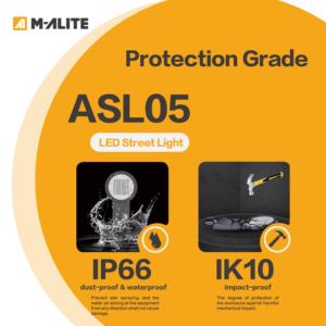 Lampe de rue LED à gradation progressive DALI 1-10V Midnight Step Dimming avec contrôle 4G NB-IoT - Product Image 3