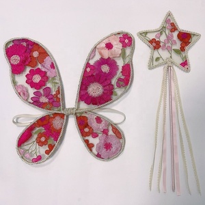 ชุดปีกผีเสื้อชุดเจ้าหญิงปักดอกไม้ไม้กายสิทธิ์นางฟ้าอุปกรณ์คอสเพลย์ - Product Image 1