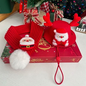Factory Pet Winter Classic Christmas <strong>Hats</strong> Knitted Neck Warmers Reindeer Santa Claus <strong>Animal</strong> Shaped Decorative Items <strong>for</strong> Dogs - Product Image 4