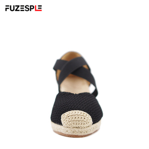 Women's Sporty Glitter Outdoor <strong>Wedge</strong> Platform High Heeled Mary Jane Sandals Plus Size - Product Image 3