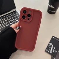 Coque de téléphone élégante beige, marron, noire pour iPhone 17 16 15 14 13 12 11 Pro Max Plus 7 8 SE X XR XS Max – Housse de protection antichoc