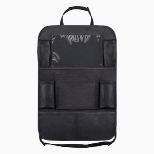 Car Backseat Organizer With Touch Screen Tablet Holder + 9 <b>Storage</b> Pockets Kick Mats Car <b>Seat</b> Back Protectors for Kids Toddlers - Product Image 1