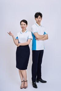 เสื้อเชิ้ตแขนสั้นผู้ชายจากโรงงานเอฟเอ็มเอฟ |   ผ้าคอตตอนโพลีเอสเตอร์ TC |   ตัวเรือนแบบแข็งพร้อมดีไซน์คอเสื้อแบบตัดกัน - Product Image 5