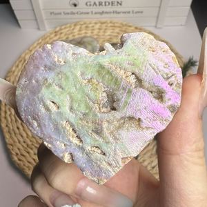 Cœur en sphalerite Aura en gros pour la Saint-Valentin, produit de guérison spirituelle Feng Shui vintage à prix abordable - Product Image 4