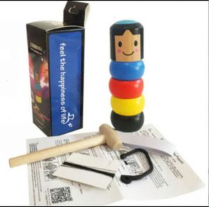 2019 New <b>Magic</b> Wood Man Toys Unbreakbale Fun Puppet <b>Magic</b> Tricks Wooden Women Toys - Product Image 2