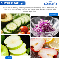 Línea de Procesamiento de Vegetales de Alta Eficiencia para Cocina Central, en Acero Inoxidable, para Espinaca y Otras Verduras