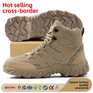 Scarpe Antinfortunistiche da <span class=keywords><strong>Uomo</strong></span> con Puntale in Acciaio, Antiurto, Antiperforazione, Resistenti all'Usura, Alte, Antiscivolo, con Suola in <span class=keywords><strong>Gomma</strong></span>, <span class=keywords><strong>Stivali</strong></span> da Lavoro Protettivi - Product Image 5