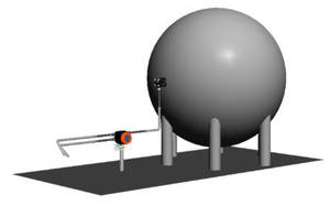 Compteur de niveau de réservoir à ultrasons avec interrupteur d'alarme, jauge de niveau GPL - Product Image 5