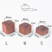 Nouvelle arrivée bois octogone cristal boule support présentoir pour boule de verre Durable Base sphère support
