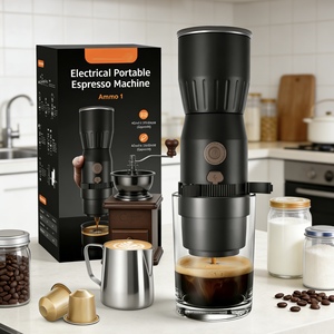 Machine à <span class=keywords><strong>café</strong></span> portable <span class=keywords><strong>rechargeable</strong></span> par USB pour le camping, les voyages, la randonnée, l'utilisation en extérieur ou à l'hôtel, semi-automatique, à capsules <span class=keywords><strong>de</strong></span> <span class=keywords><strong>café</strong></span> - Product Image 1