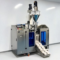 Machine d'emballage automatique de sachets préformés, équipement de remplissage et de scellage de type vis pour poudre, granulés et liquides