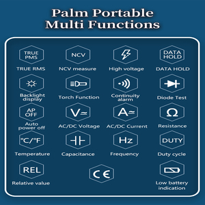6000 Sayımlar <span class=keywords><strong>True</strong></span> <span class=keywords><strong>RMS</strong></span> Profesyonel Dijital Multimetre VC837 VICI - Product Image 4