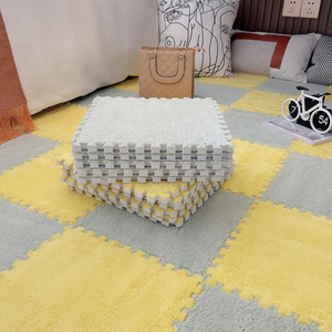 30CM * 30CM <span class=keywords><strong>Tapis</strong></span> en Mousse Eva en Velours pour Bébé Carrelage en Peluche <span class=keywords><strong>Puzzle</strong></span> <span class=keywords><strong>Tapis</strong></span> de Jeu Adhésif pour Enfants 1CM Moelleux Épais EVA Vivant - Product Image 5