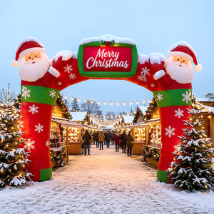 Wholesale Christmas <b>Inflatable</b> Red Santa Claus Outdoor & Indoor Home Garden Christmas Decorations - Product Image 5