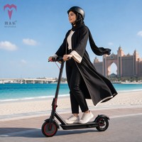 Scooter Eléctrico Pro de 350W de Largo Alcance, Plegable de 9.1 Pulgadas para Hombres, con Control por Aplicación, Freno de Disco Trasero y Luces LED
