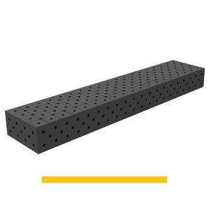 Bloc de connexion 2000x400x200mm SteelPlus GPPH, épaisseur 12mm, trous 16mm grille diagonale - Product Image 1