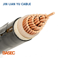 Câble d'alimentation industriel LSZH SWA XLPE en cuivre sans oxygène résistant à la chaleur ROHS pour basse tension 1kV 1*1.5mm