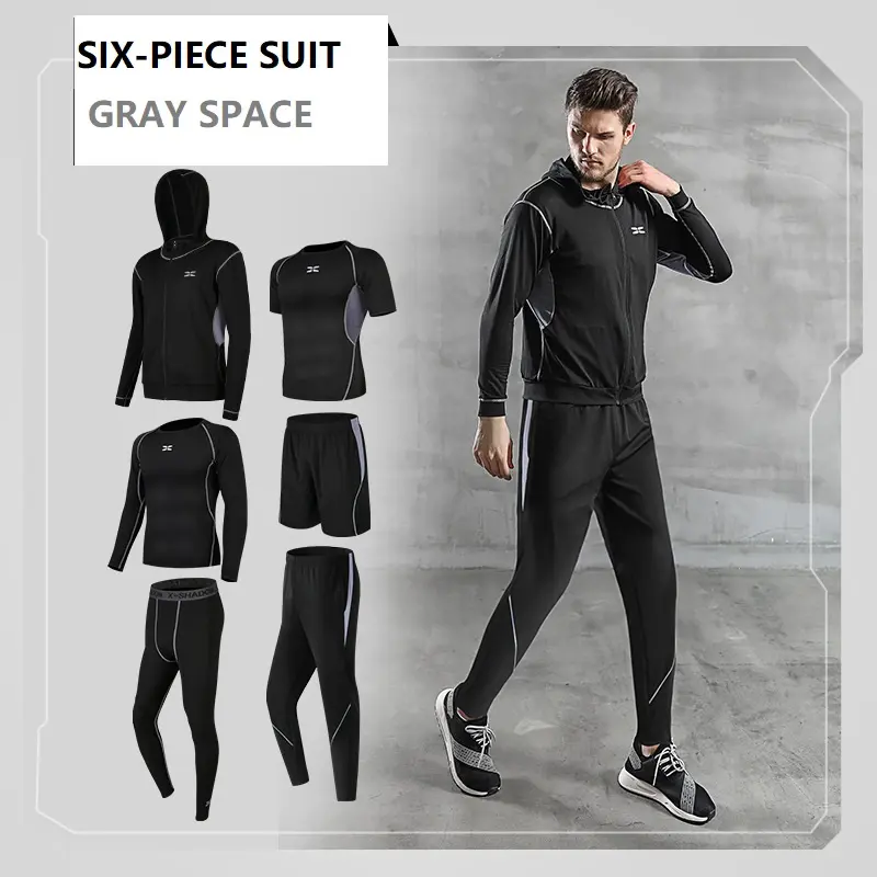 Wholesale Short Sleeve Workout Tights Running T Shirt Apparel Gym Clothes Clothing Sports Fitness Wear For Men