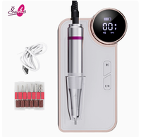 Lime à ongles rechargeable portable, forme stylo haute puissance, pour manucure/pédicure professionnelle, usage domestique ou en salon, charge USB