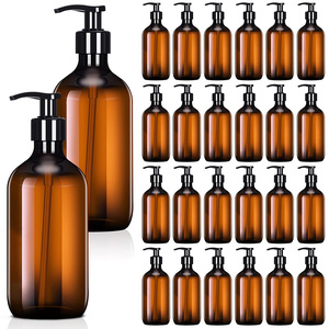 200Ml <span class=keywords><strong>250Ml</strong></span> 300Ml 500 Ml Nhựa Hổ Phách Boston Tóc Dầu Gội Dầu Lotion Chai Với Bơm Cho Mỹ Phẩm Rửa Tay Bao Bì 500 Ml - Product Image 1