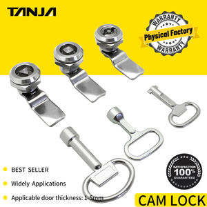 Khóa cửa TANJA bằng thép không gỉ 304, bề mặt đánh bóng, thiết kế chống trộm bền bỉ, khóa chìa kép, xoay 1/4 vòng, hình vuông, tam giác, lục giác - Product Image 2