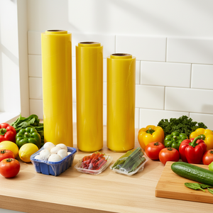 <span class=keywords><strong>Film</strong></span> étirable PVC pratique pour supermarché, idéal pour l'emballage des fruits et légumes. - Product Image 3