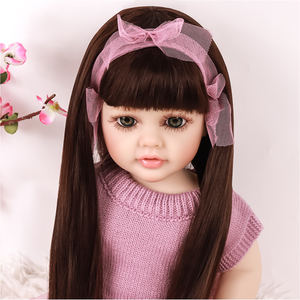 Gerçekçi silikon tam vücut el yapımı gerçekçi yeniden doğmuş yürümeye başlayan bebekler yaş için 3 + kız gerçekçi su geçirmez banyo bebek bebek - Product Image 2