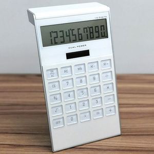 Điện kép 10 chữ số máy tính điện tử năng lượng mặt trời Máy tính khoa học máy tính sinh viên 8 chữ số hiển thị pin năng lượng mặt trời lịch - Product Image 5