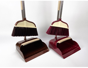 Set Cleaning Household Easy Dust Pan Floor For Cleans With Long Clean To Sweep Tools Cleaner Soft Broom And Dustpan