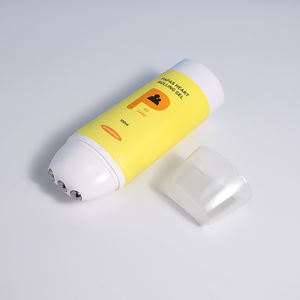 Chine OEM Tube d'emballage de massage des yeux Tube d'emballage de fond de teint cosmétique Tube en matériau PE de 50ml avec applicateur à rouleau pour échantillon - Product Image 5