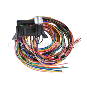 Faisceau de câblage universel 14 circuits pour voiture classique, 12V, isolation PVC, système électrique pour hot rod - Product Image 2