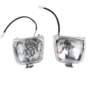 Lámpara cuadrada más barata, montaje de Faro, lámpara de Faro de plástico, faro LED para ATV Quad 4 Wheeler Off Road