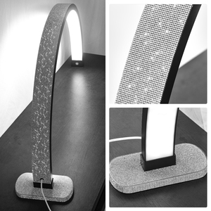 Alta Calidad 30 pulgadas portátil Led media luna luz UV uñas lámpara de escritorio lámpara de mesa con Clip de teléfono para uñas maquillaje de belleza - Product Image 3