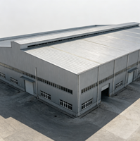 Edificio Prefabricado de Estructura de Acero de Gran Envergadura, Almacén Metálico Prefabricado, Edificio de Oficinas, Taller de Fábrica
