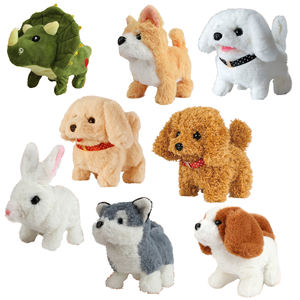 TOMMABO-Perro eléctrico divertido para niños, juguete <span class=keywords><strong>de</strong></span> peluche <span class=keywords><strong>de</strong></span> simulación para caminar hacia adelante, regalos para bebés, juguetes realistas para niños - Product Image 1