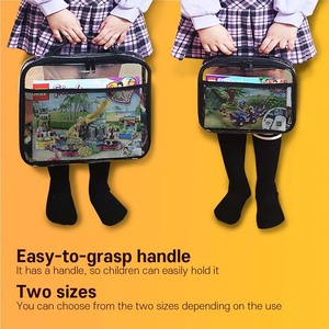 Grand jeux de société Puzzles Toy Legos Toy Packing Pouch Sacs Rectangle noir Mesh Storage Zipper Bag - Product Image 6