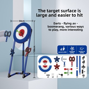 Hot-bán đồ chơi ngoài trời xuyên biên giới trẻ em giải nén thể thao mục tiêu kháng rơi quay phi tiêu - Product Image 4