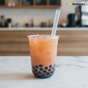 ชานมไข่มุกน้ำเชื่อมพีช ขวด 5 กก. ฮาลาล มังสวิรัติ ขายส่ง - Product Image 3