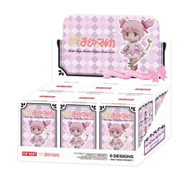 Vente en gros de figurines authentiques POPMART Puella Magi Madoka Magica Classic Scene Series en PVC, boîte mystère, décorations exquises, figurines mignonnes