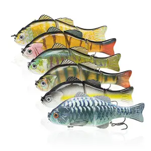 Vente chaude 15cm 61g 3 Segmenté Appât réaliste Chacal Leurres lancez Glide Bait Swimbait Morue Murray Tueur Truscend De Pêche Appâts