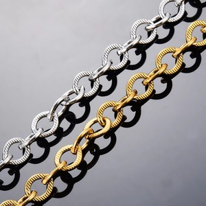 Collar de cadena de acero inoxidable de 10 mm de ancho con diseño de gota de agua, collar que nunca se desvanece, resistente al agua, para hombres y mujeres, joyería de moda. - Product Image 4