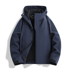 Veste bomber imperméable Dilrabas Same-style Loto 3-en-1 à capuche ample pour femmes et hommes, vêtements d'extérieur pour l'hiver - Product Image 4