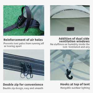 <span class=keywords><strong>Tente</strong></span> dôme compacte pour une personne, légère, 4 saisons, pour la randonnée, le camping en plein air, la randonnée pédestre et le <span class=keywords><strong>trekking</strong></span> - Product Image 4