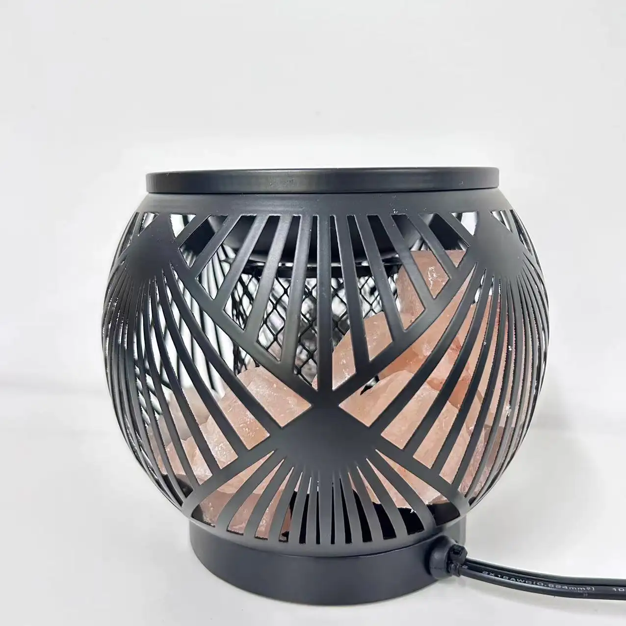 Top quality healing metal wax warmer warm rock salt lamp new design dream catcher himalayan salt lamp