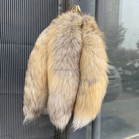 Vente en gros de queues de renard véritable, 35-40 cm, queues de renard moelleuses, fourrure animale, accessoires décoratifs, porte-clés, pendentifs