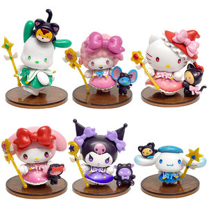 Venta al por mayor japonesa barata 6 uds fiesta de <span class=keywords><strong>noche</strong></span> <span class=keywords><strong>estrellada</strong></span> serie de mago juguete de moda figurita decoración PVC modelo figuras - Product Image 5